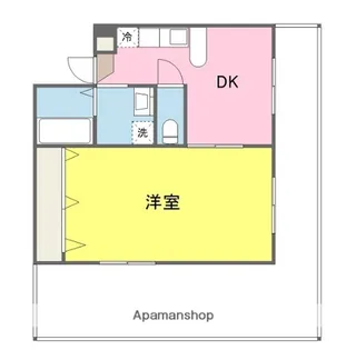 フルネス三浦【5階】の間取り