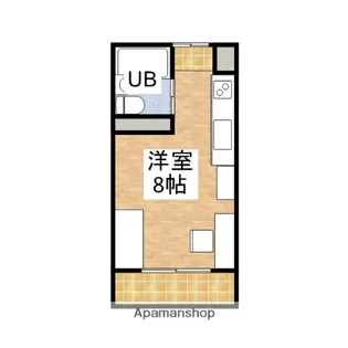 ステュディオ【2階】の間取り