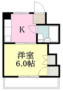 プライムONE中央【4階】の間取り