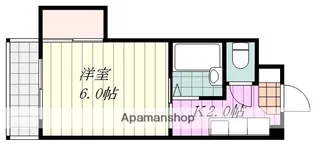 ふなだハイツ【205号室】の間取り
