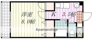 ダイヤモンドベイ枝松2【3階】の間取り