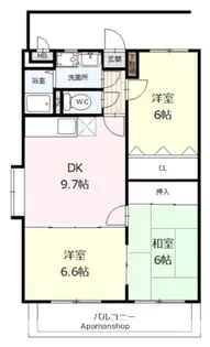 ユーミーつばき【3階】の間取り