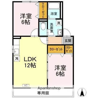 セントラルハイツ今村 B棟【1階】の間取り