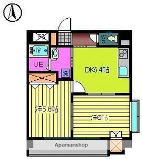プランドール【2階】の間取り