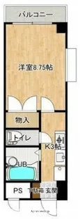 ハオス.ベハーゲン【2階】の間取り