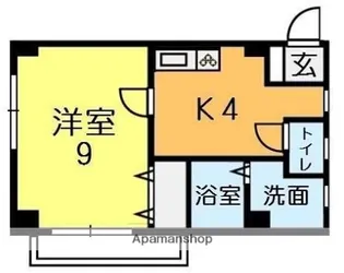 ペスコスターニョC棟【1階】の間取り
