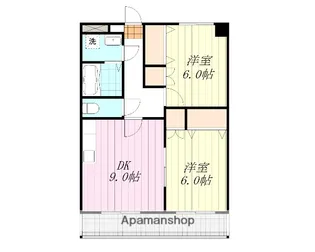 さくらレジデンス【6階】の間取り