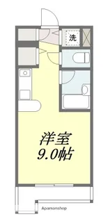 ネオハイツ南松山【204号室】の間取り