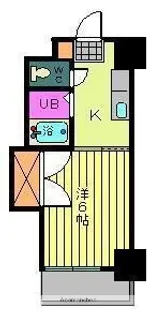 第96杉フラット【205号室】の間取り