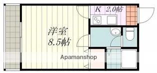ヴィラフジモト【3階】の間取り