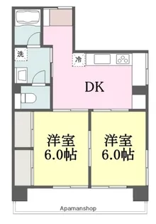 ケアジャパン中央ビル【701号室】の間取り