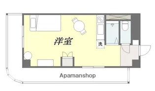 ロータリー本町【514号室】の間取り