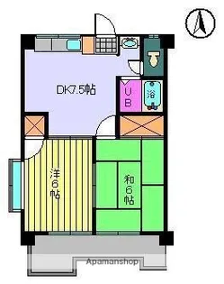 BRICK GARDEN【2階】の間取り