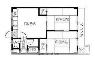 石田2ビル【3階】の間取り