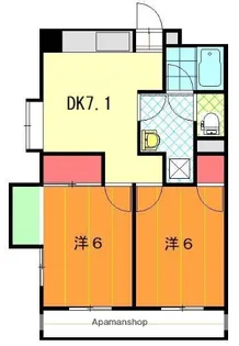 メゾンドインカルシ【4階】の間取り