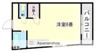 リバーサイド中村【403号室】の間取り