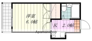 ホワイトパレス雄郡【105号室】の間取り