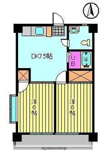 ライラック愛光【402号室】の間取り