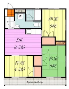 コーポラスミニ【2階】の間取り