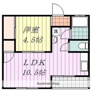 ピカデリー・サーカス テラス【1階】の間取り