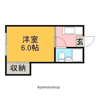 コーポ山本【1階】の間取り