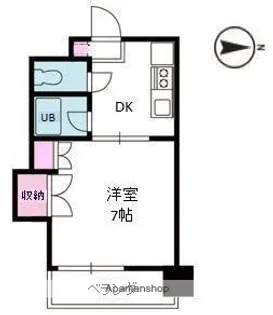 ジョイフル東野【1階】の間取り