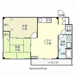 ベルクカネキ【3階】の間取り