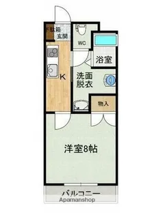 グローリー川内【2階】の間取り
