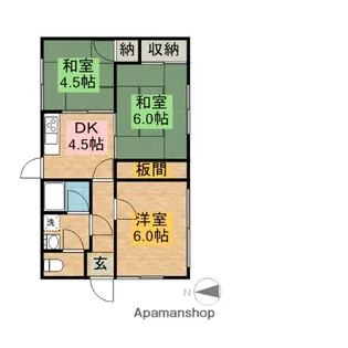 愛媛県松山市竹原4丁目【一戸建】の間取り