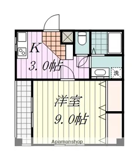 ヴィータ萱町【3階】の間取り