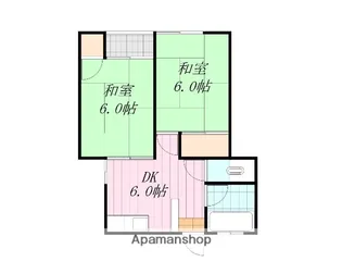 コーポ松岡【2階】の間取り