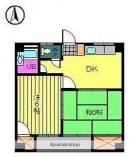 メゾン扶蓉【4階】の間取り