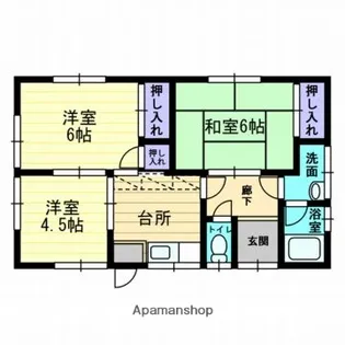 愛媛県松山市土居田町【一戸建】の間取り