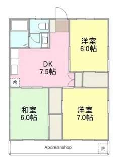 コンフォート13【201号室】の間取り