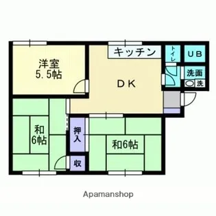 フローラル和泉 B棟【2階】の間取り