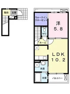 サージュ・フロレスタ【2階】の間取り