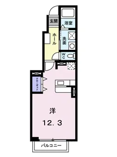 アルカンシエルN A【1階】の間取り
