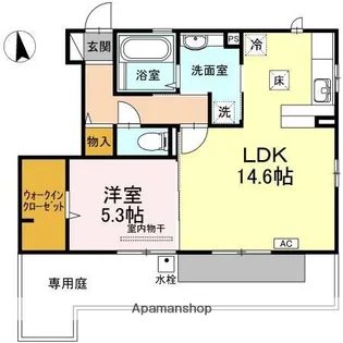 シュトラール【1階】の間取り
