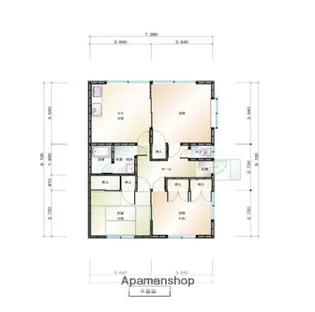 3LDKの間取り画像