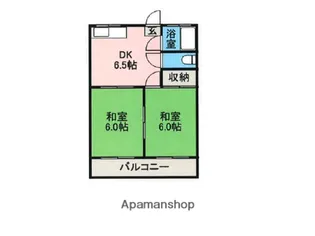 第2藤原メイコーポ【2階】の間取り