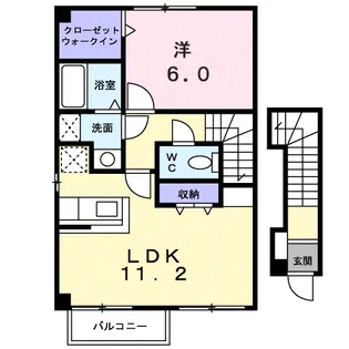 ウィッシュⅠ【2階】の間取り