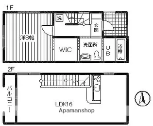 リューレント・ヴィラ 聡【1階】の間取り
