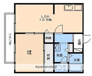サンガーデン衣山 A棟【2階】の間取り