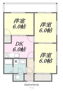 向井燃料ビル【303号室】の間取り