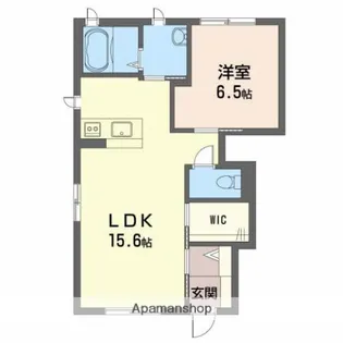 フォルテコート久万ノ台 A棟【1階】の間取り