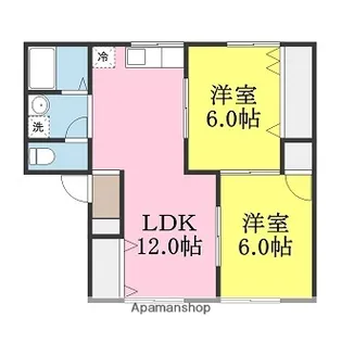 ガーデンハイツ G棟【1階】の間取り