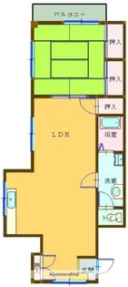 渡部ビル【405号室】の間取り