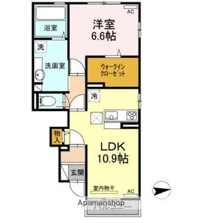 カトレアⅡ【1階】の間取り