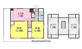 近藤マンション【4階】の間取り
