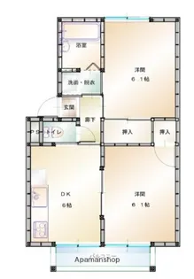 プレジール田中 A棟【2階】の間取り